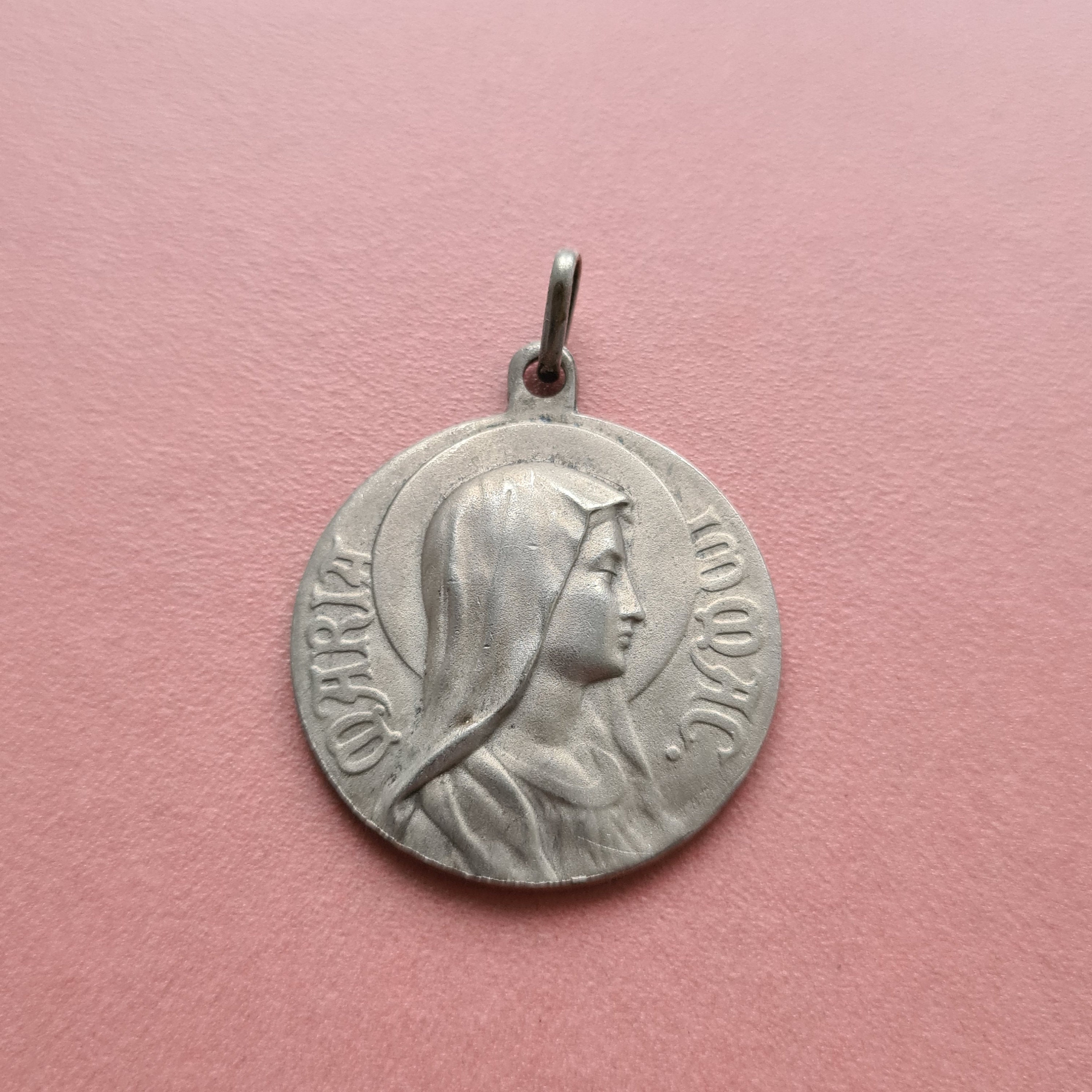 Religieuse Catholique Sainte Vierge Marie, Pendentif Médaille Notre-Dame de Lourdes