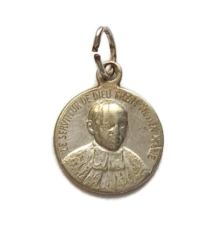 Frère Religieux Mutien Marie Wiaux Malonne Pendentif Médaille, Signum Fidei