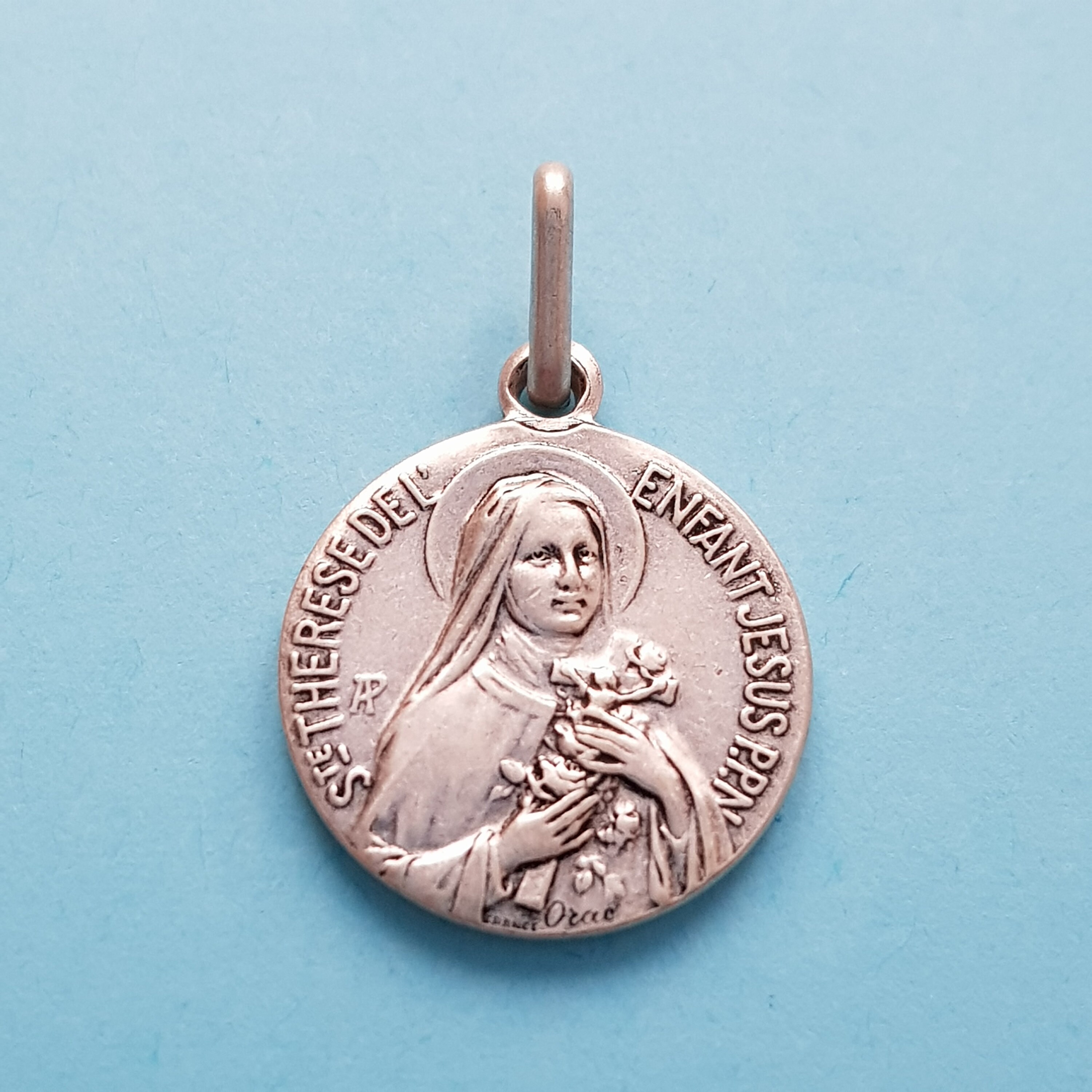 Religieuse Catholique Sainte-Ile de Lisieux Médaille Pendentif Collier Charme Chrétien