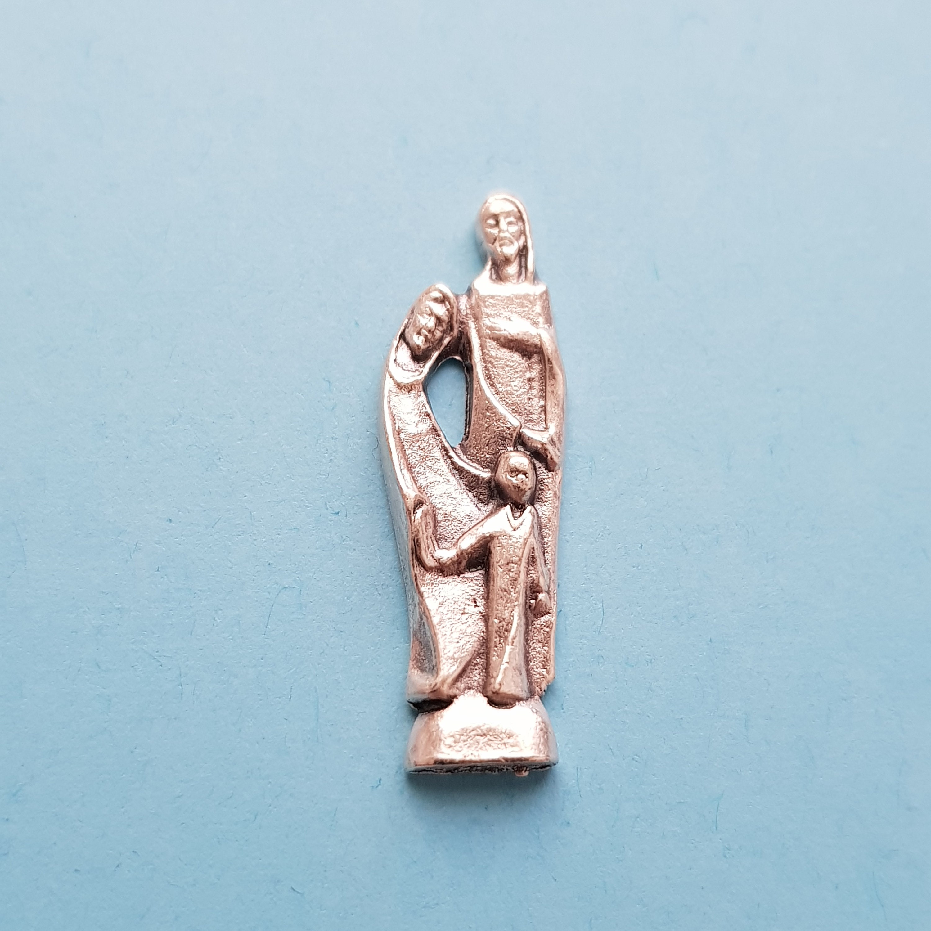 Statue Miniature Minuscule de Famille Sainte, Statue Poche