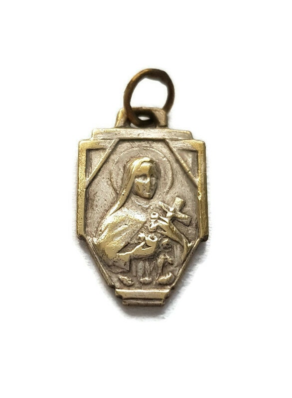 Religieuse Sainte Thérèse de Lisieux Pendentif Médaille