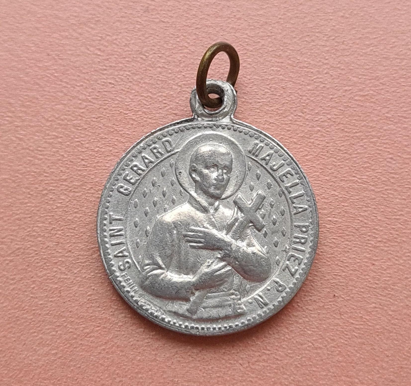 Notre-Dame Du Perpétuel Secours & St Gérard Majella Pendentif en Aluminium, Sancte Gerarde Maiella