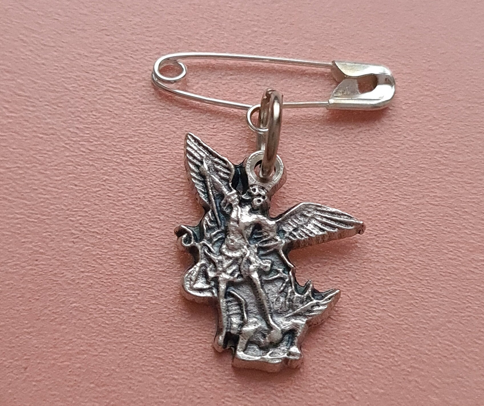 Broche de Médaille Saint-Michel Archange, Épinglette Saint-Michel, Patron La Police, Des Pompiers et