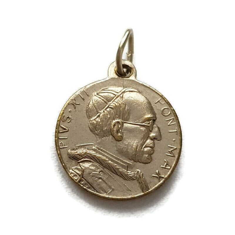 Pendentif Médaille Pape Pie Xii, Année Sainte 1950, Xii Pont Max