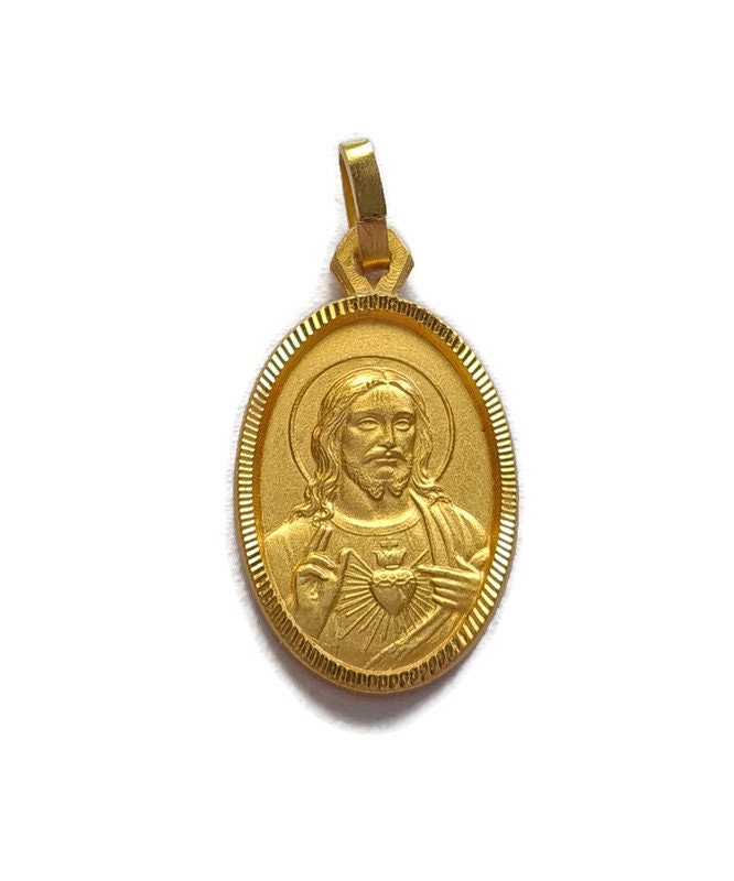 Pendentif de La Médaille Du Sacré-Cœur Jésus