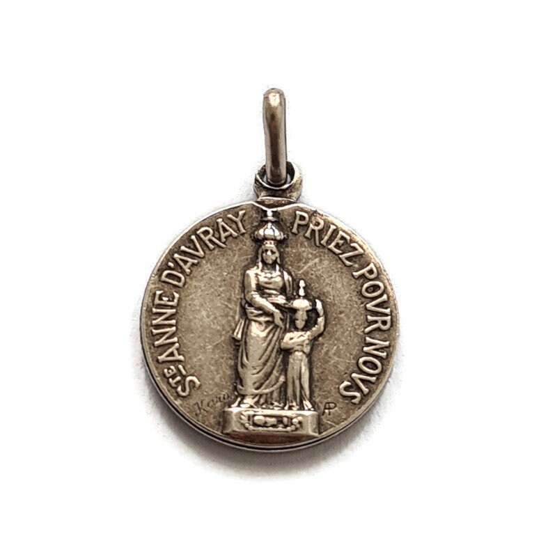 Vintage St Ann Of Auray Medal