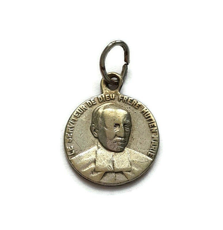 Frère Religieux Mutien Marie Wiaux Malonne Pendentif Médaille, Signum Fidei