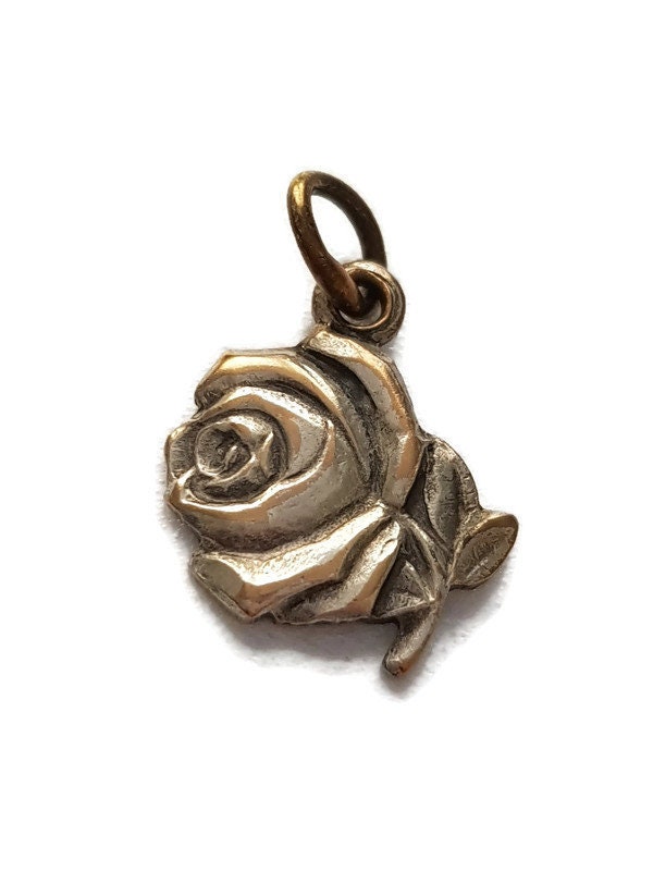 Vintage Frère Mutien Marie Wiaux Malonne Rose Pendentif Médaille