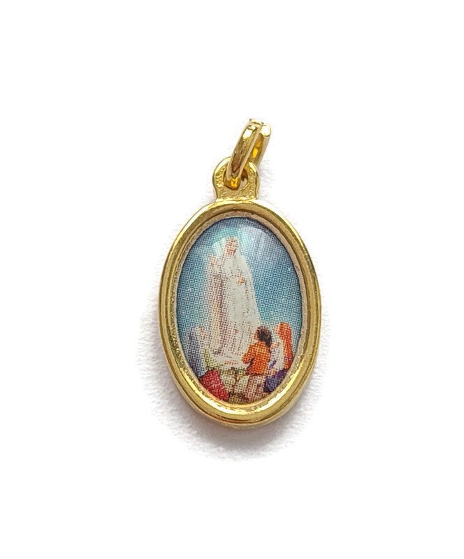 Pendentif Médaille Notre-Dame de Fatima, La Vierge Marie, Charme de Rosario Dame Fatima