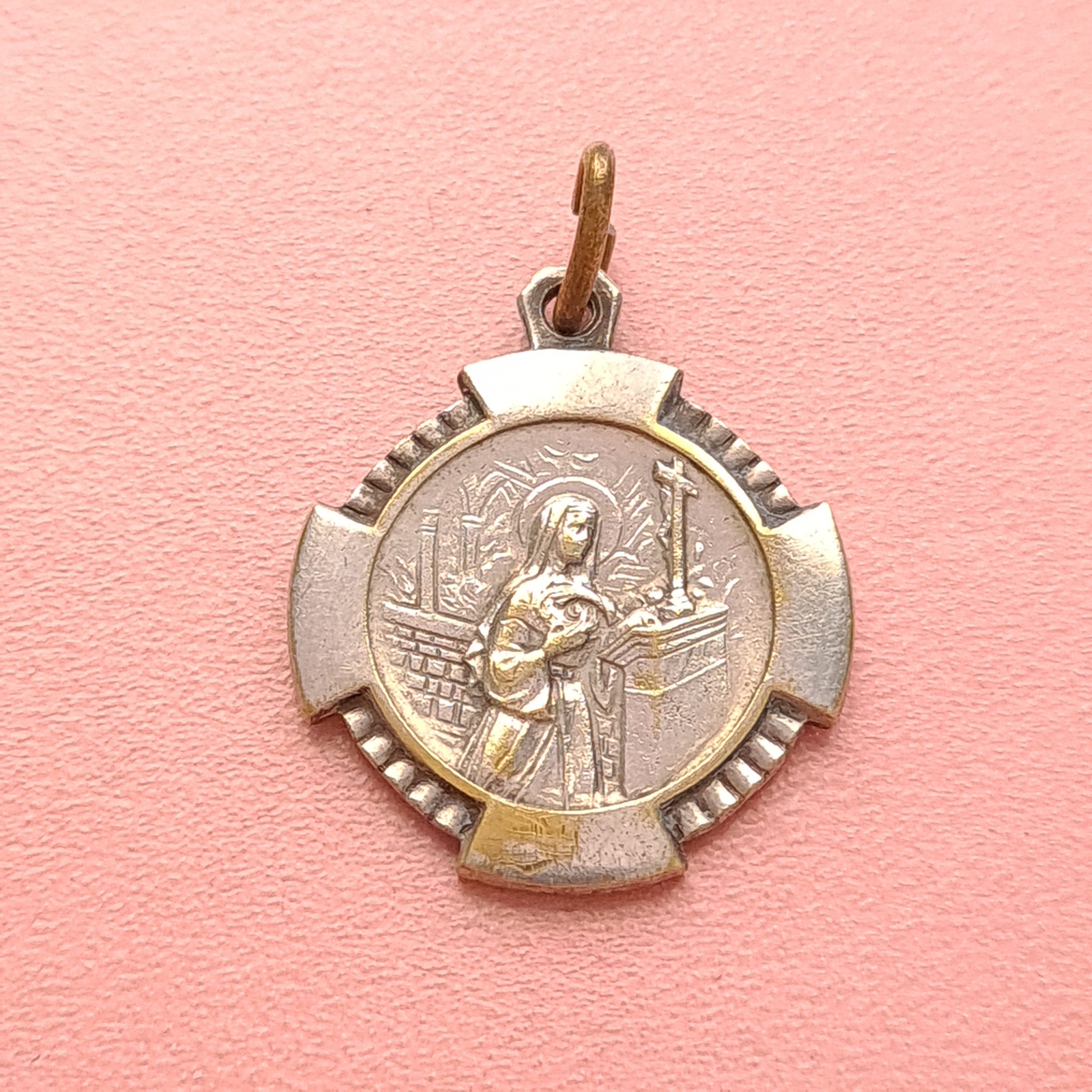 Pendentif Religieux Catholique Pour Médaille St Rita