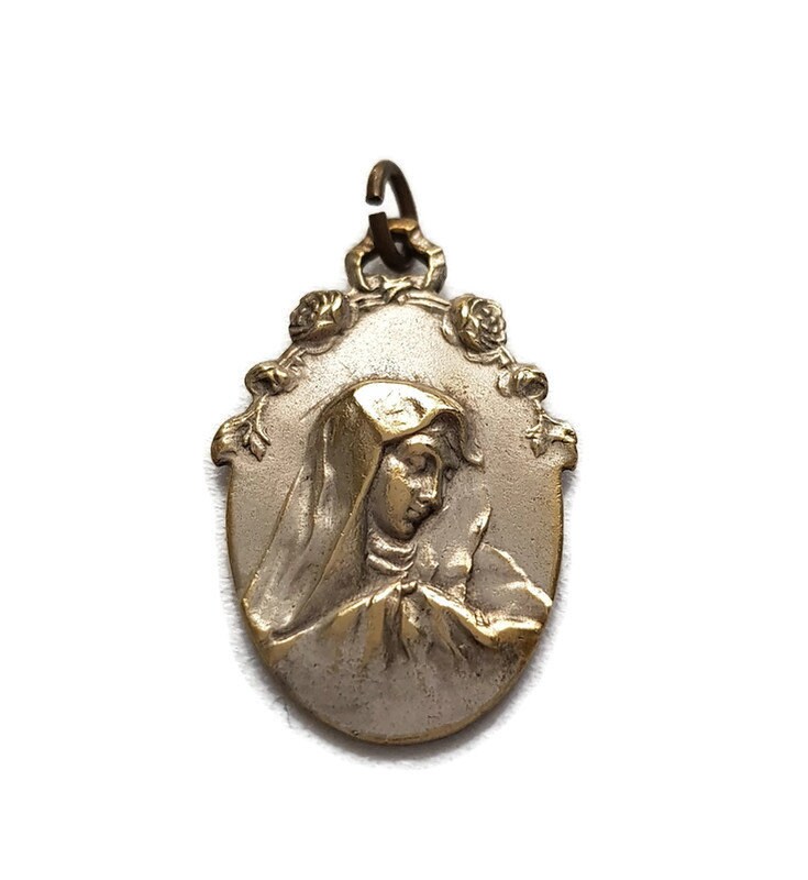 Médaille Notre-Dame Des Douleurs, Charme Mater Dolorosa, Pendentif Mère Dolorosa