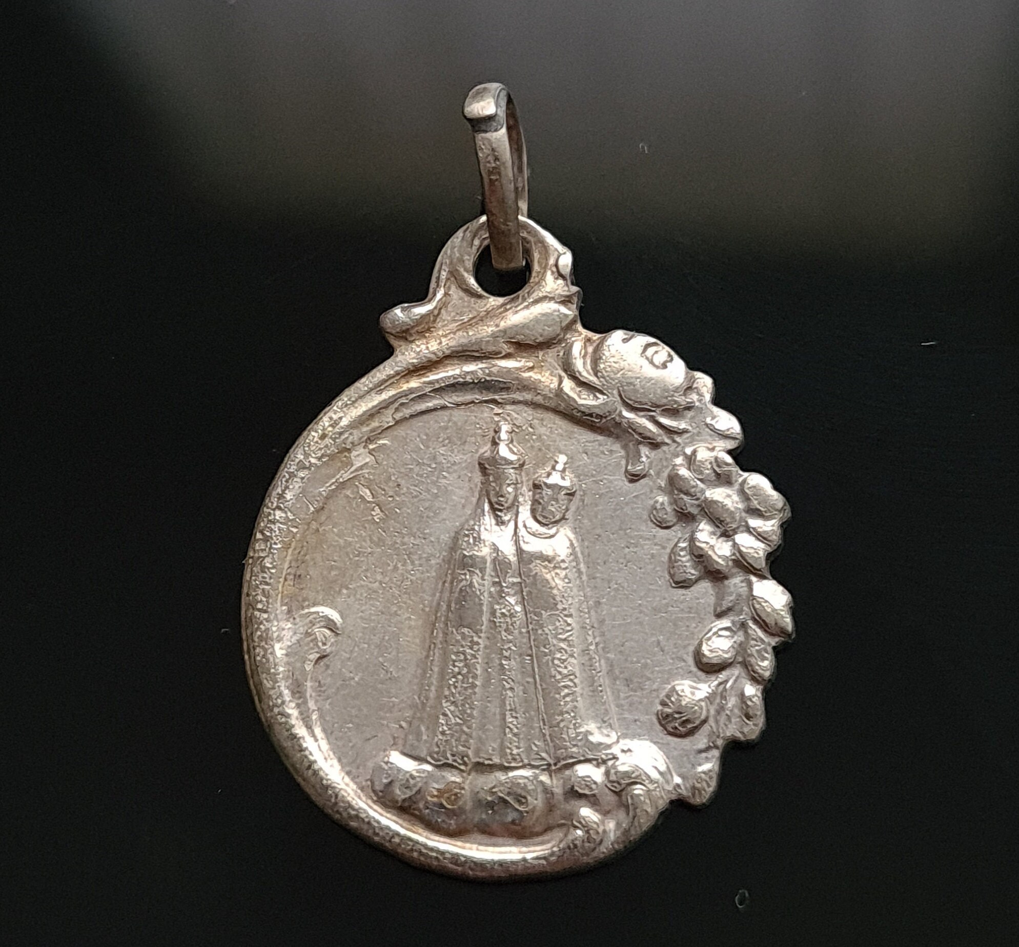 Pendentif Religieux Catholique Notre Dame de Bonsecours, Charme La Sainte Vierge Marie