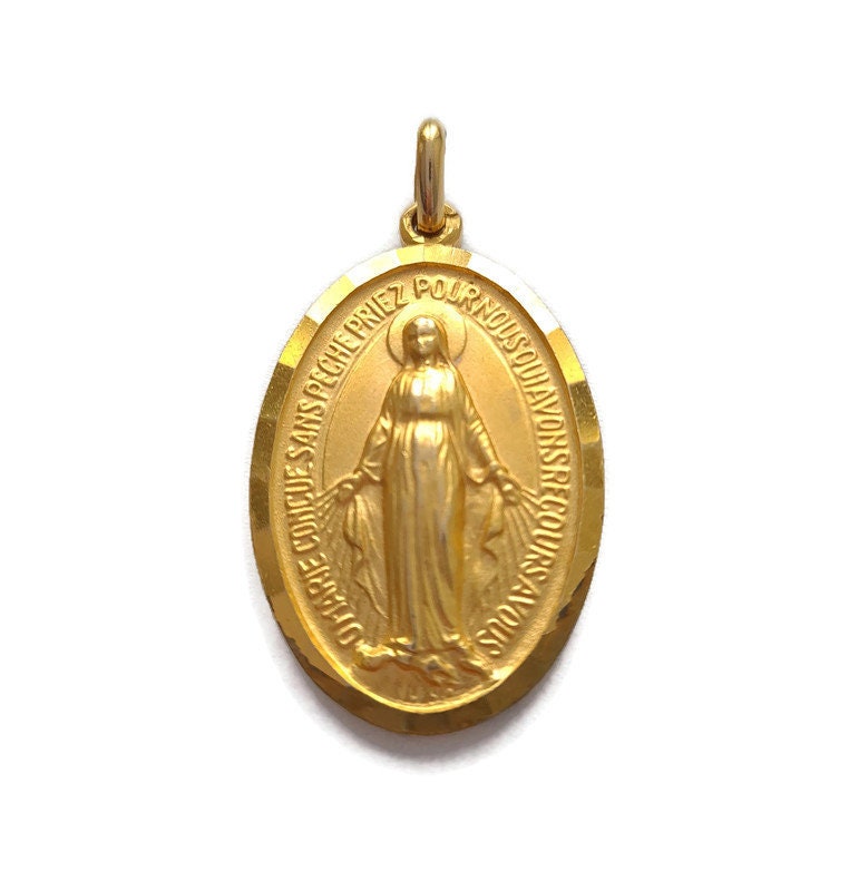 Grande Médaille Miraculeuse Français, Ton Or