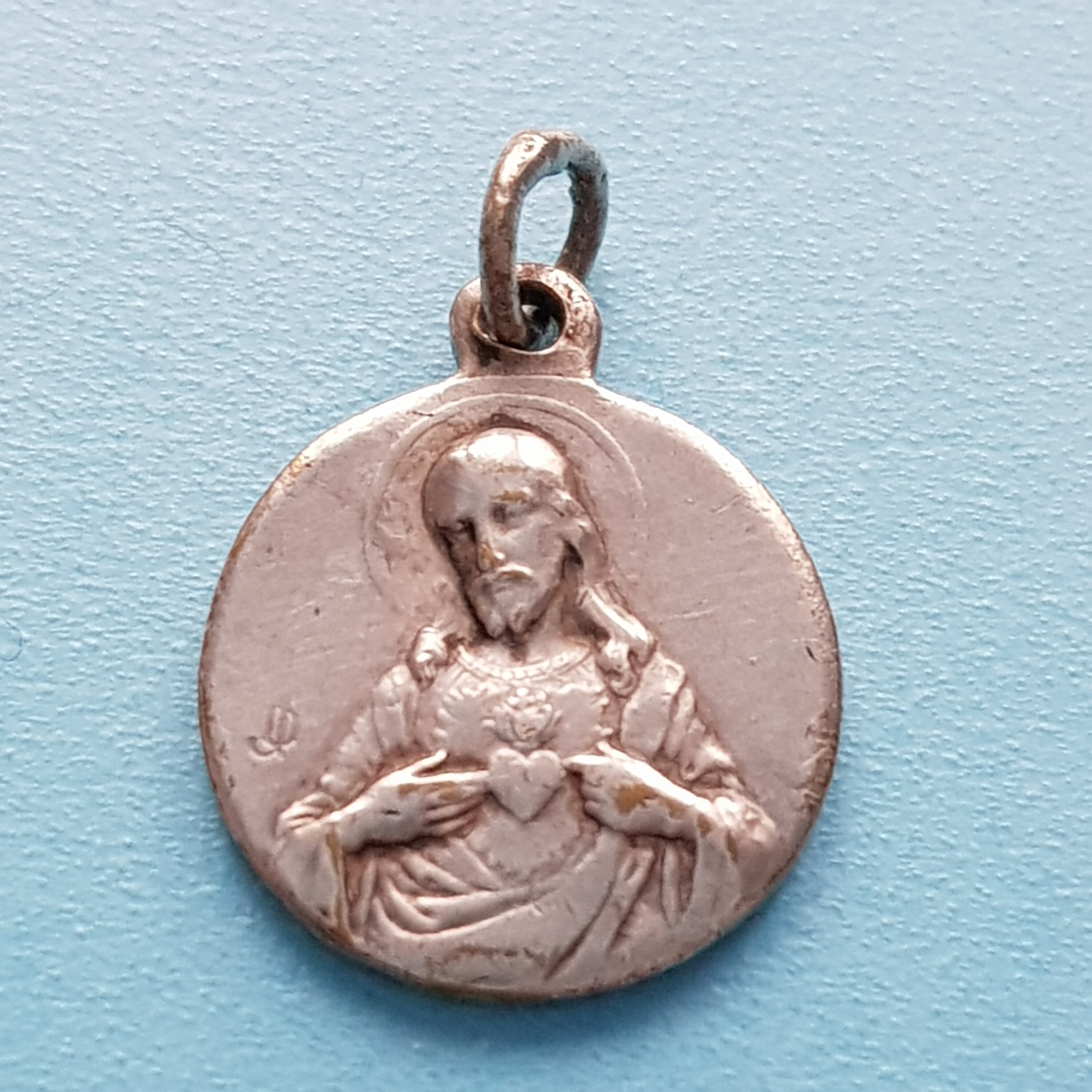 Médaille Scapulaire, Sacré Cœur de Jésus et Dame Du Mont Carmel