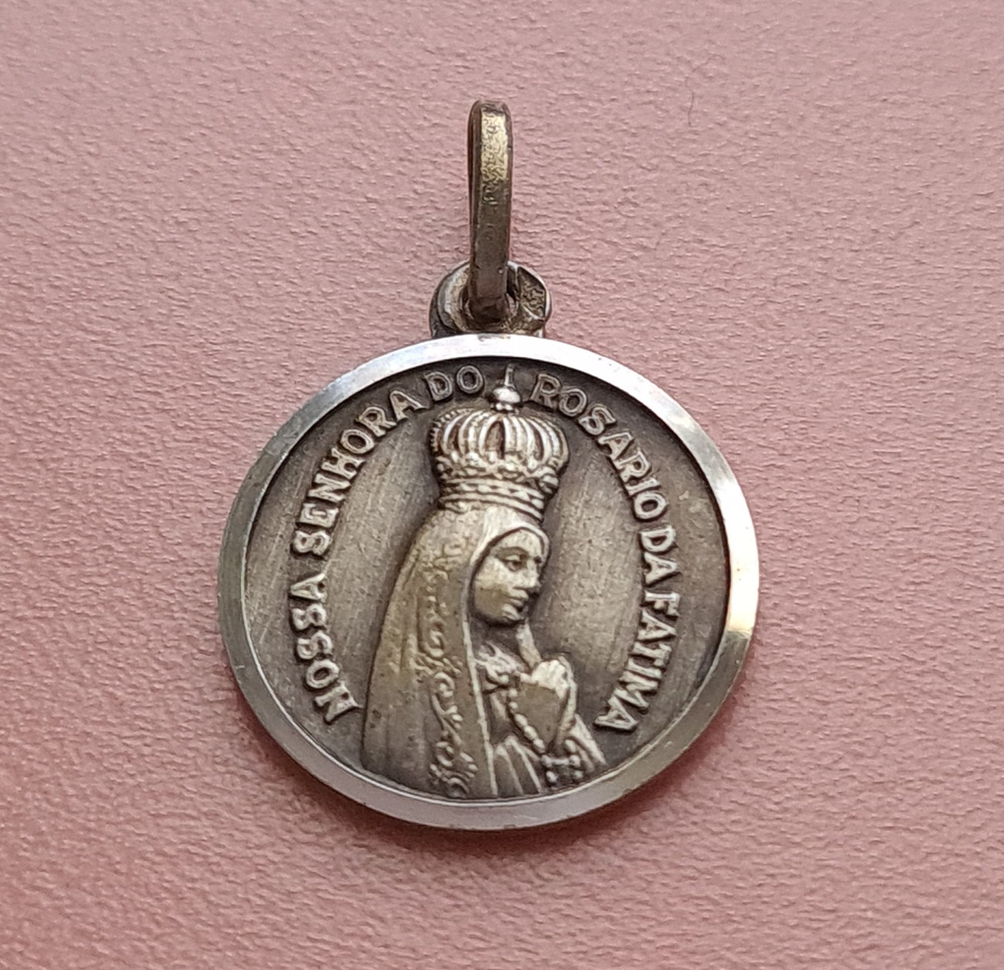 Médaille Notre-Dame de Fatima, Charme Pendentif Chrétien