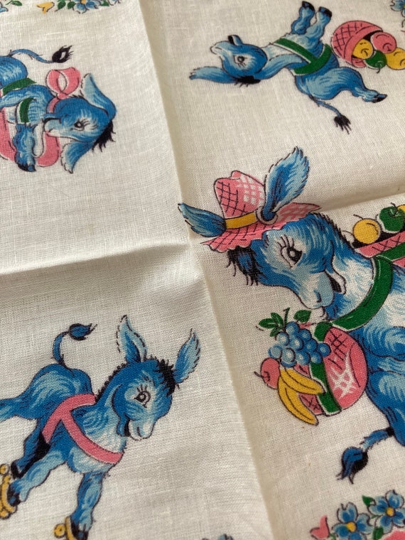 Vintage Child's Hanky~The Sweetest BLUE Billy Goa… - image 5