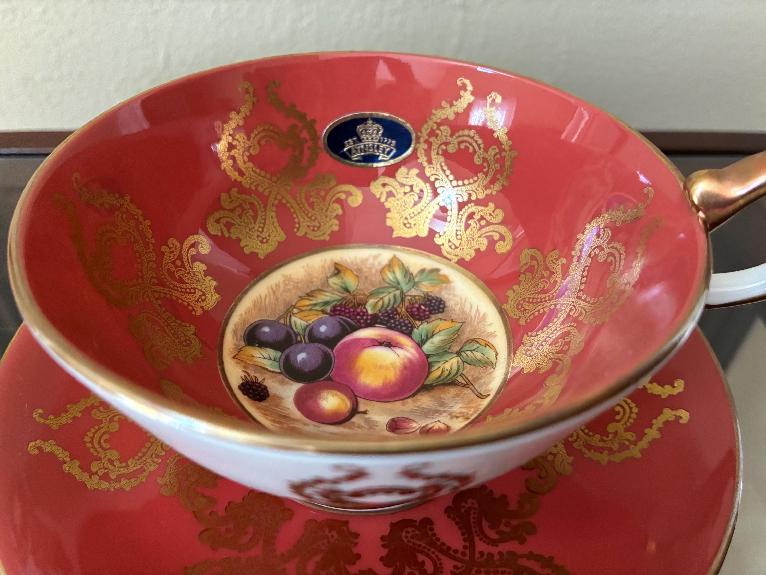 Aynsley Orchard Gold Fruit - Etsy
