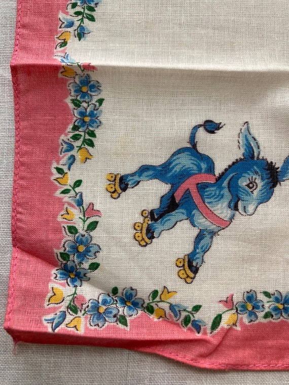 Vintage Child's Hanky~The Sweetest BLUE Billy Goa… - image 3