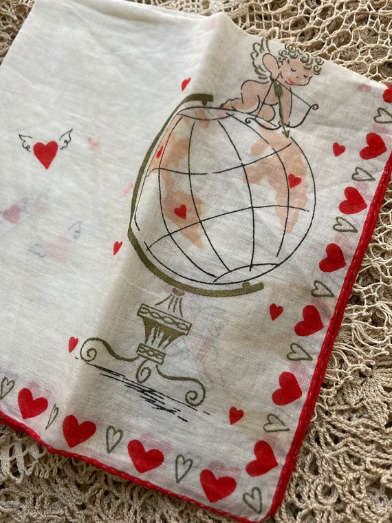 Cupid on top of the World~Darling VALENTINE Hanky~