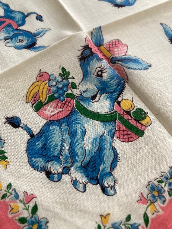 Vintage Child's Hanky~The Sweetest BLUE Billy Goa… - image 6