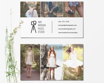 Business Card Template - Photographer Business Card - Photoshop Templates BCARD016