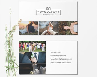 Business Card Template - Photographer Business Card - Photoshop Templates BCARD018