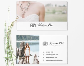 Business Card Template - Photographer Business Card - Photoshop Templates BCARD007