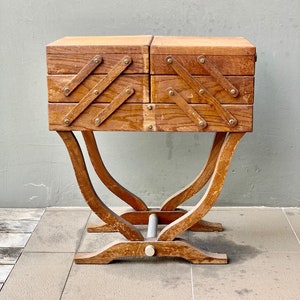 Antique Wooden Cabinet in Chestnut Brown