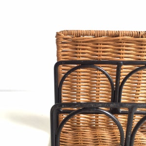 Retro Handmade Rattan Letter Holder image 2