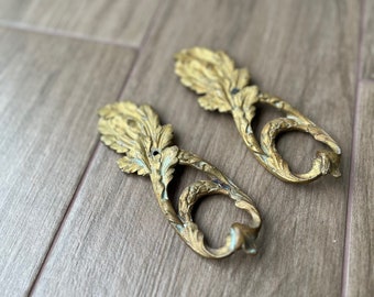 Solid Brass Wall Decor: Set of Two