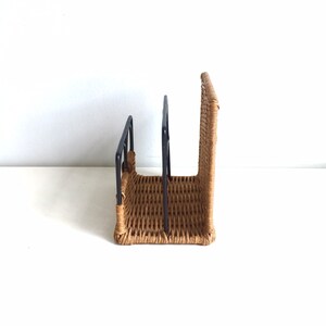 Retro Handmade Rattan Letter Holder image 4