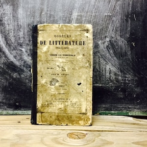 1848 Antique French Literature Book