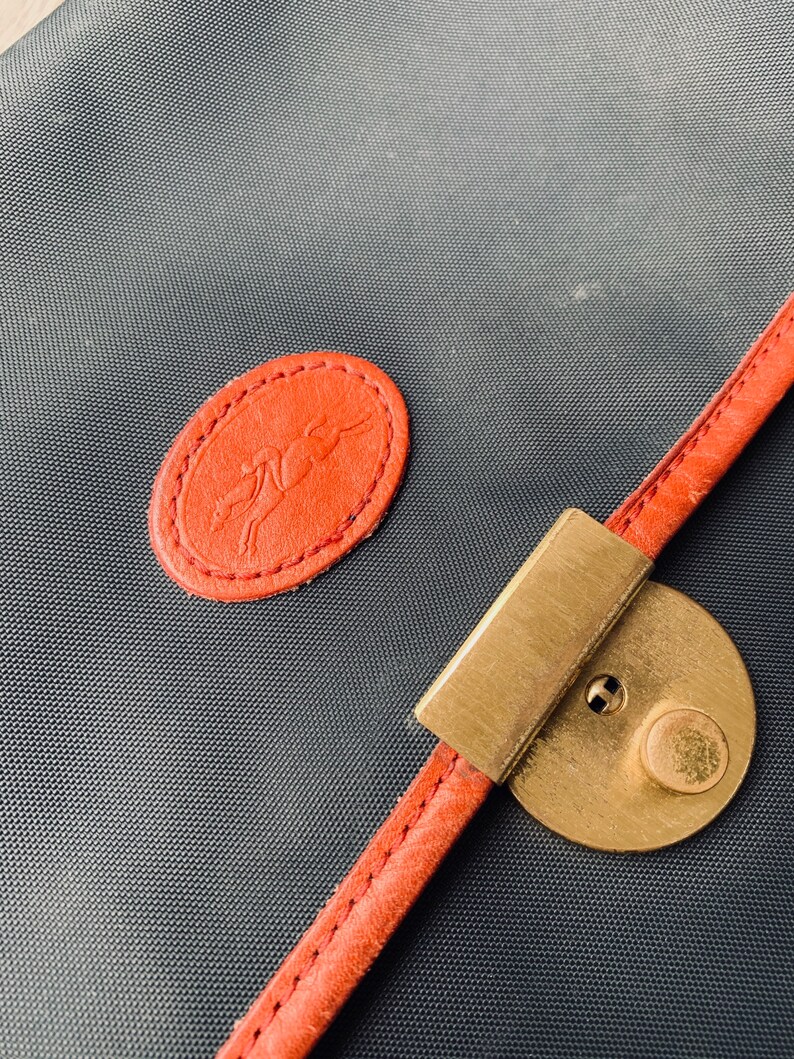 Authentic Vintage Longchamp Messenger Bag Etsy