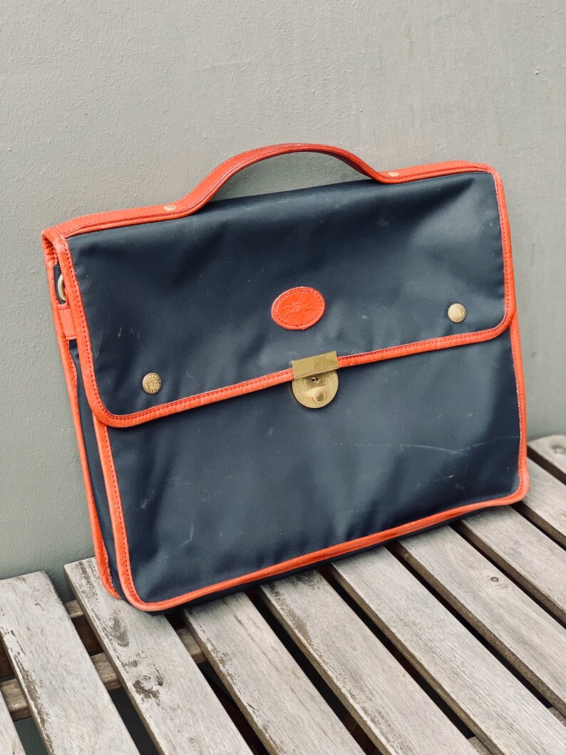 Authentic Vintage Longchamp Messenger Bag Etsy