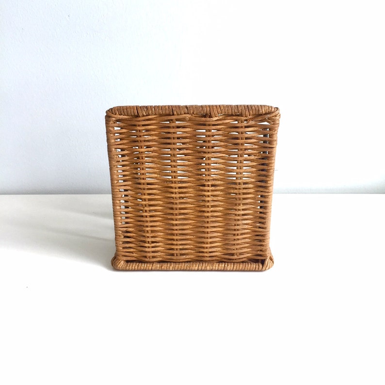 Retro Handmade Rattan Letter Holder image 5