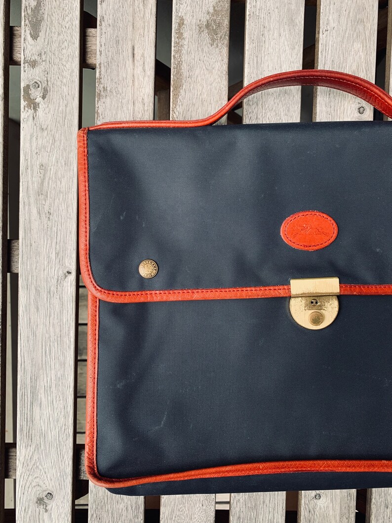 Authentic Vintage Longchamp Messenger Bag Etsy