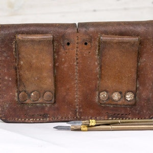 Leather Ammunition Pouch Cartridge Pouch image 3