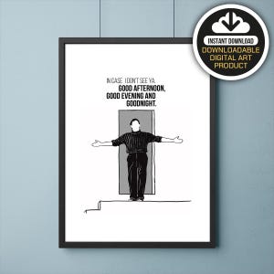 The Truman Show Poster, Gift Idea, Illustrations, Wall Art Decor, Home/Office Decor