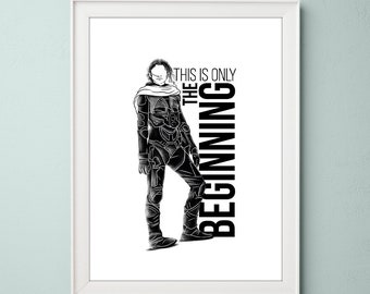 Chani Kynes Art Poster, Dune Art Poster, Illustrations, Typography, Home/Office Decor Poster