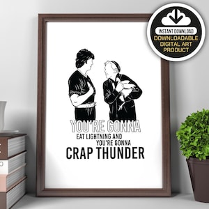 Rocky Funny Poster, Movie Poster, Cult Original Art Poster, Illustrations, Typography