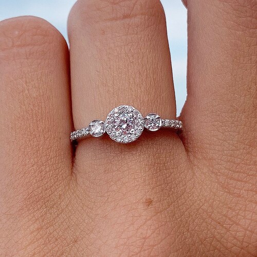 Unique 925 Sterling Silver Twisted Promise Ring for Her Etsy