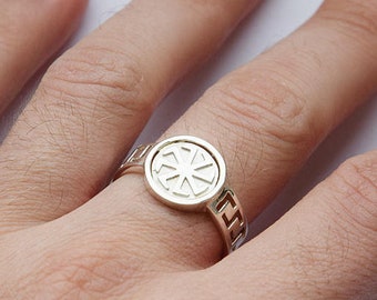 Celtic ring, Silver signet ring, Celtic jewelry, Unique men ring, Men celtic ring, Gift for him ring, Ring for him, Ring for husband