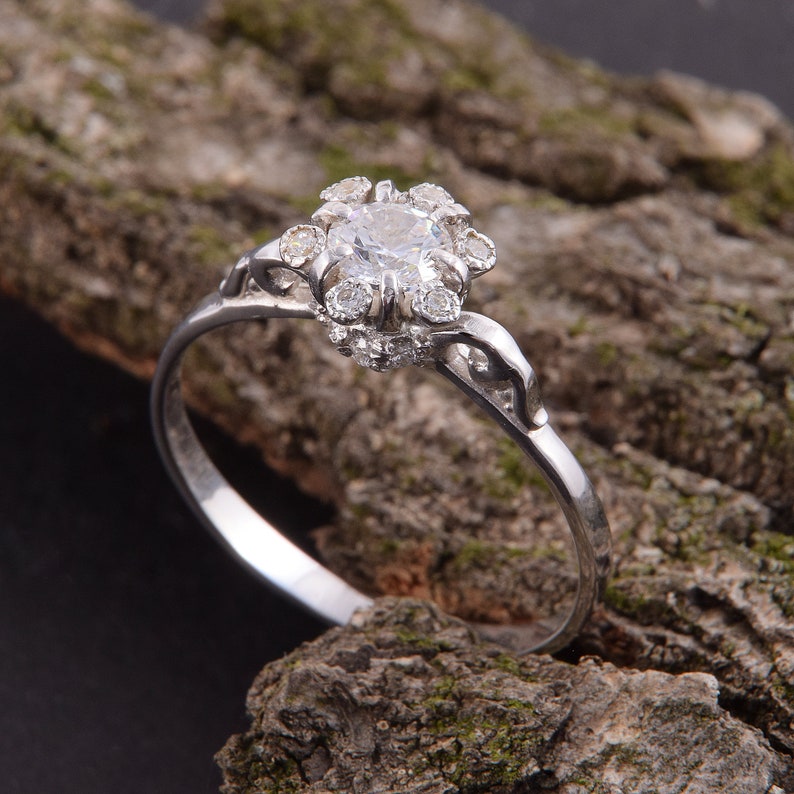 Victorian Engagement Ring Antique Style Ring Women - Etsy