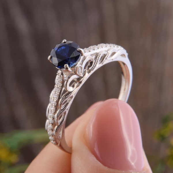 Engagement Ring Antique Etsy