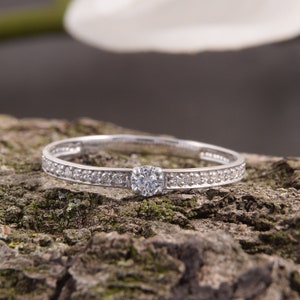 Promise ring for her, Silver ring women, Silver ring for her, Dainty ring, Tiny ring, Promise silver ring, Engagement ring, Elegant ring