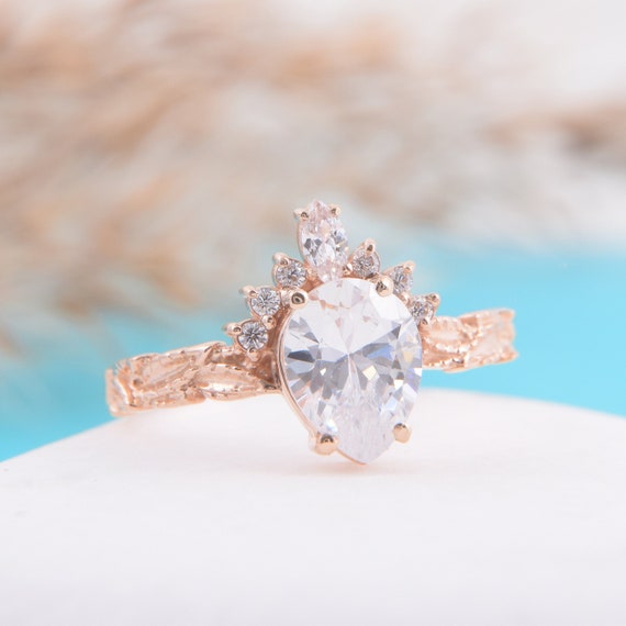 Unusual promise shop rings