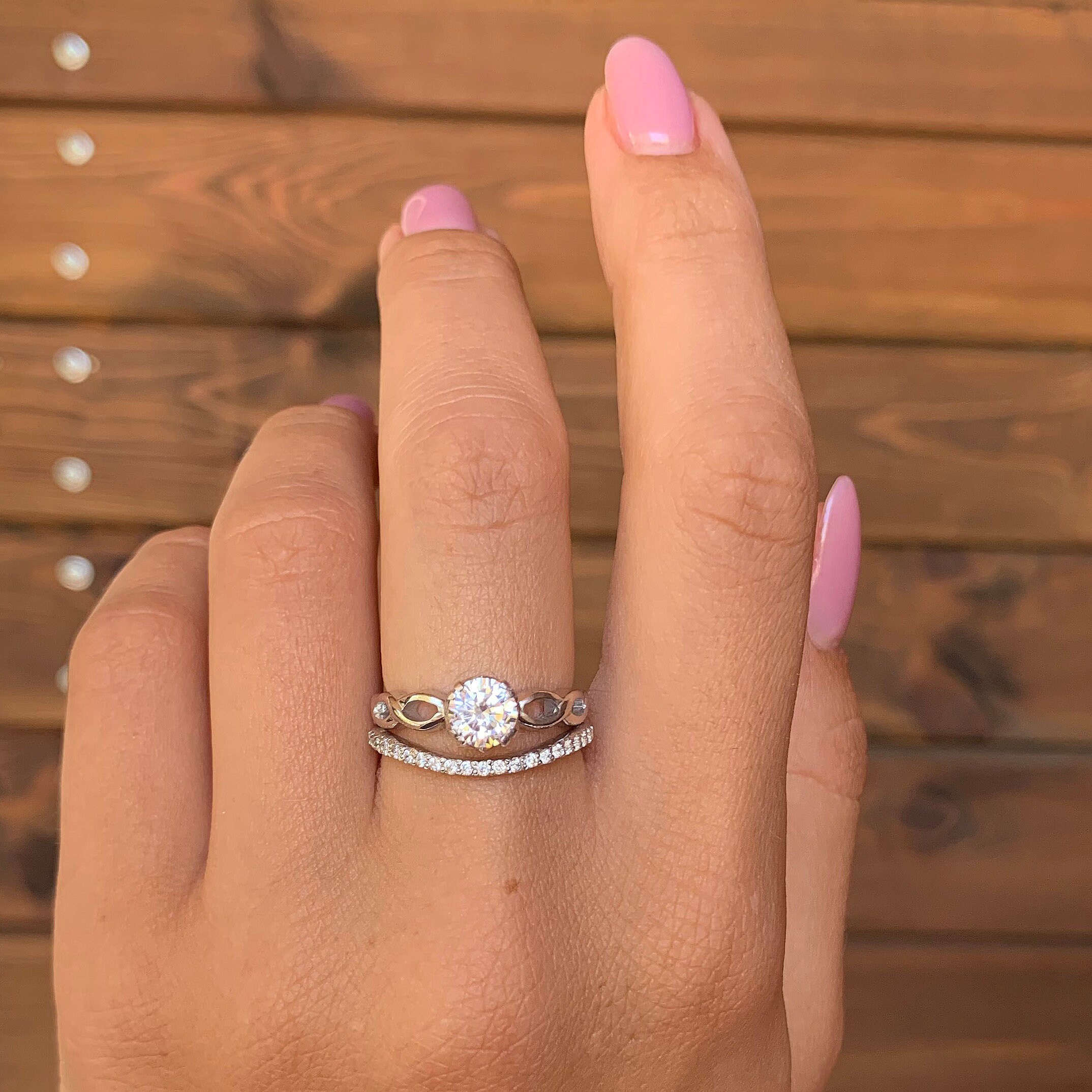 Promise ring engagement ring and wedding ring set best sale