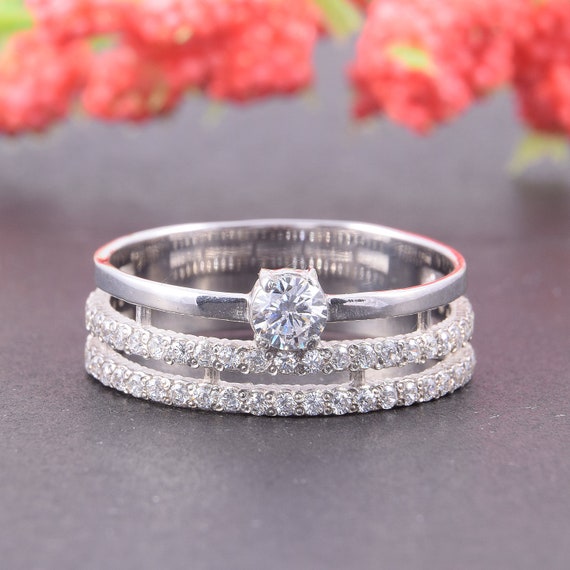 Silver Wedding Band Women Wedding Band Silver Wedding Ring Etsy
