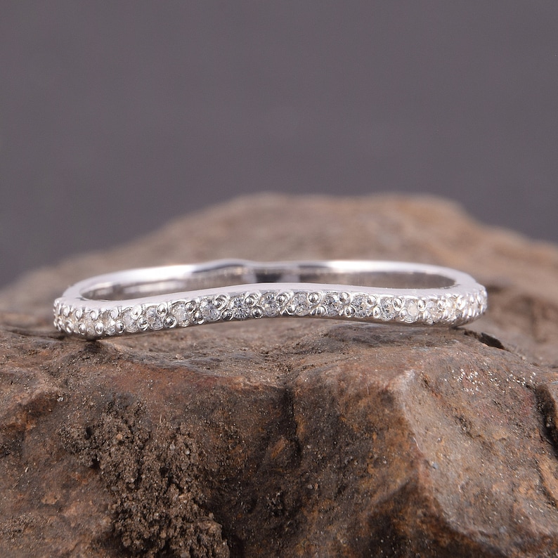 Tiny wedding rings Dainty wedding rings Bridal rings set Etsy
