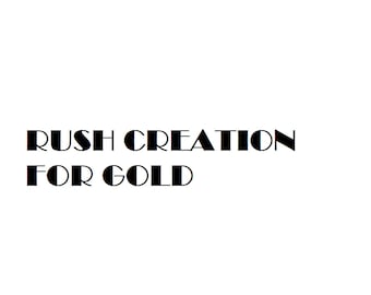 rush creation for gold 14k/18k